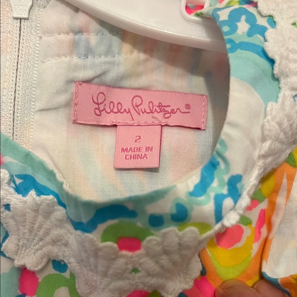 Lilly Pulitzer Multicolor Floral Kids Dress - Picture 6 of 6